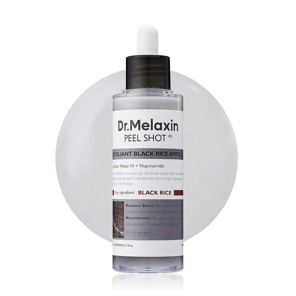 Dr. Melaxin :K-Beauty Rice Glow Exfoliating Serum | Blackhead & Pore Control